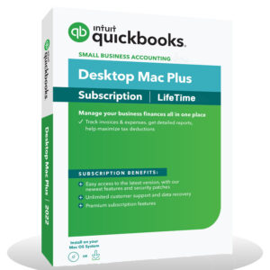 Intuit QuickBooks Plus 2025 for MacOS (Lifet￰ime License)
